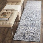 FORTUNA BEIGE BLUE ALLOVER ANTIQUE STYLE TRADITIONAL RUG RUNNER 80x300cm *NEW**