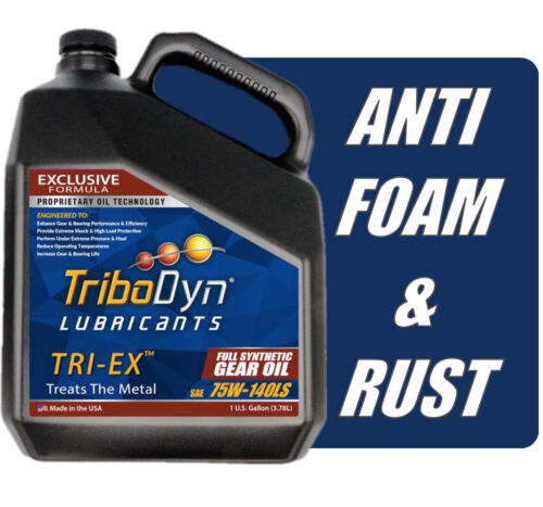 TriboDyn TRI-EX 75W-140 Synthetic Gear Oil with Friction Modifier, GL-5 - 1 GAL - Bild 6 von 9