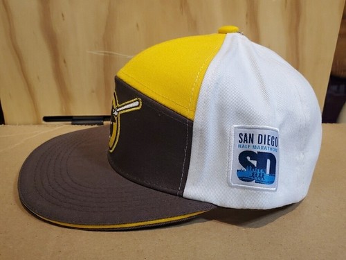 San Diego PADRES Swinging FRAILES 1/2 Maratón Sombrero NUEVO - Imagen 2 de 6