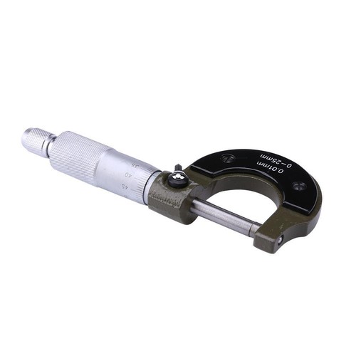 Practical Micrometer Carbon Steel Micrometer Gauge Meter Accurate Measuring Tool - Picture 5 of 12