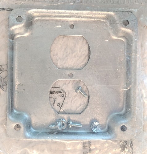 EGS 503536 Metal Raised Surface Duplex Receptacle Eletric Box Cover - Picture 4 of 5