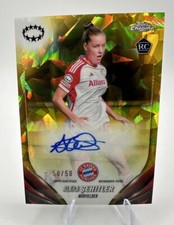 2023-24 Topps Chrome Sapphire UWCL Alara Sehitler Rookie Auto Gold 50/50