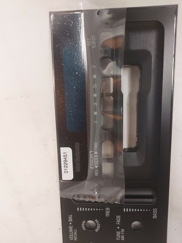 1990's GM Delco Radio face plate 1229451 new old stock cassette trim - Picture 4 of 5