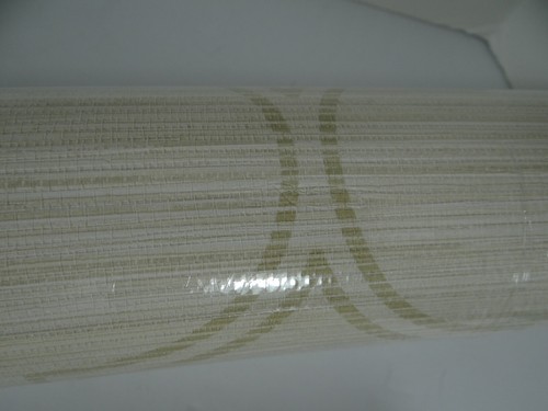 Wallquest RC10205 Grasscloth Look Ogee Textured Wallpaper 2 Rolls Vinyl - Picture 10 of 13