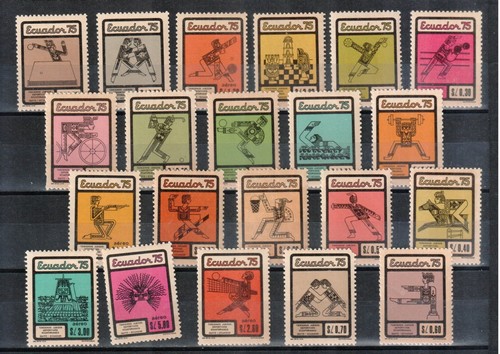 1975 Ecuador Sport Chess Box MNH **