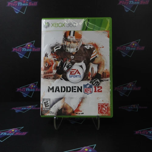 Madden NFL 12 Xbox 360 - 1 Year Warranty Game & Case
