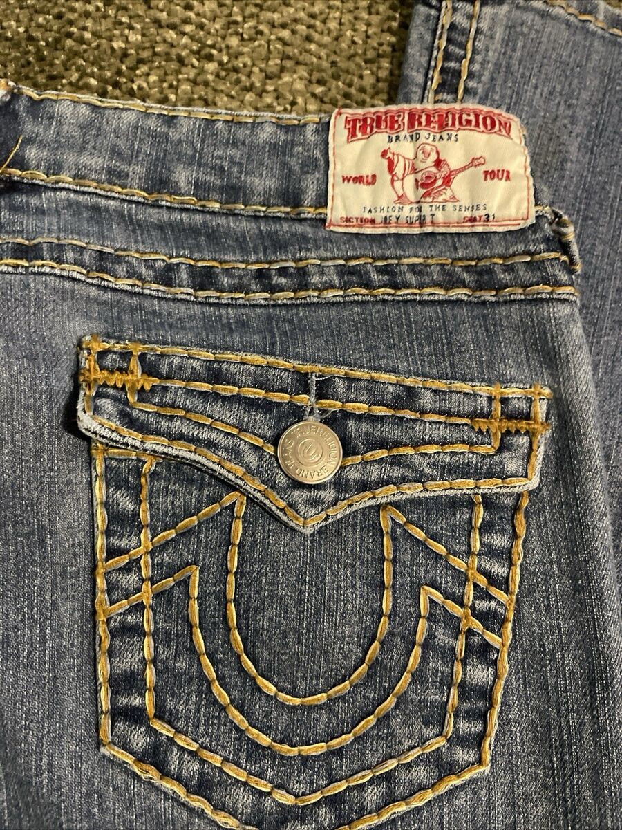 JOEY SUPER T FLAP TWISTED FLARE JEAN | True Religion