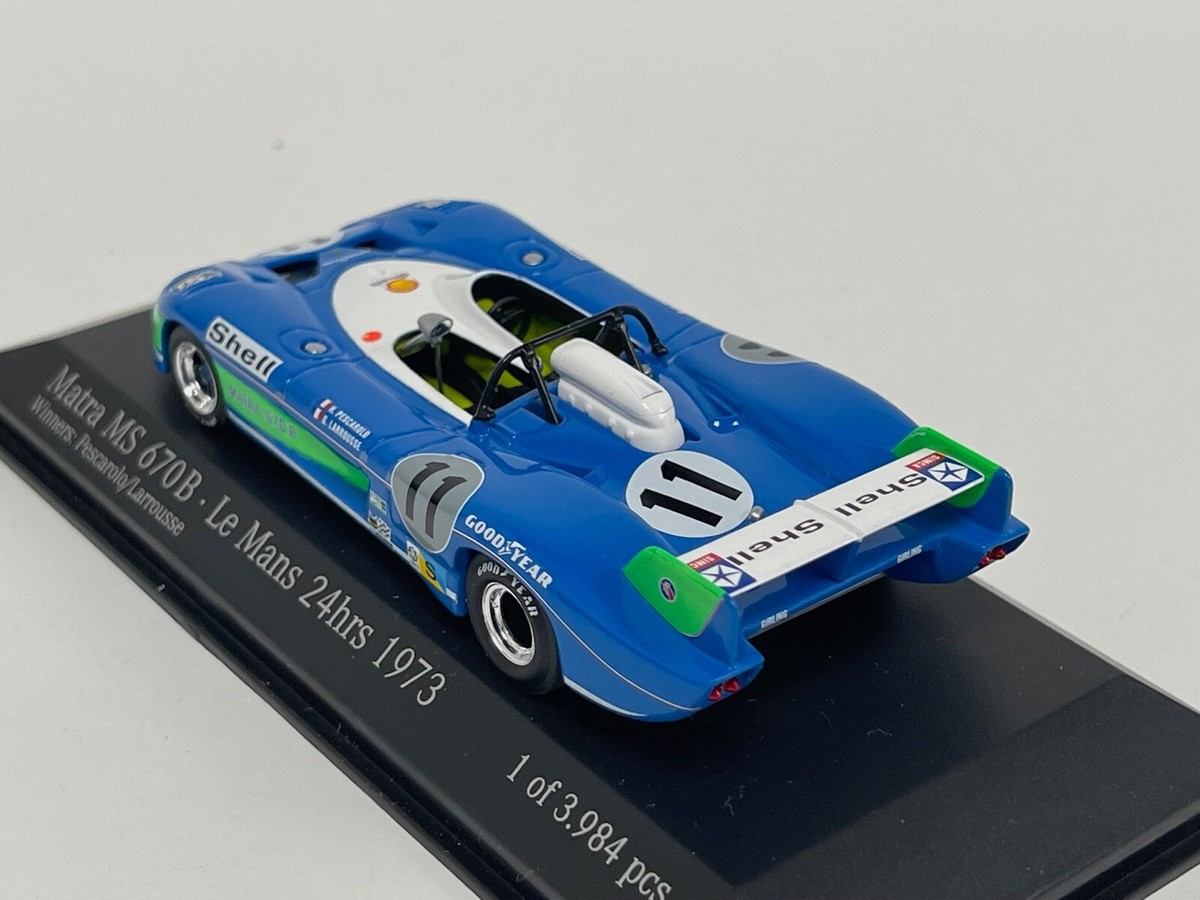 1/43 Minichamps Matra MS 670 B Winner of 1973 24 Hours of LeMans