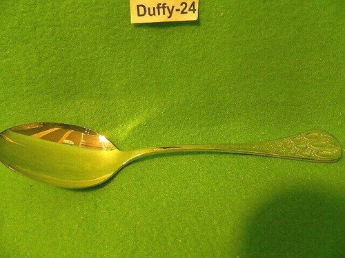 Espressolöffel 10,5 cm Romanze weiß versilbert 90er Silber von Rosenthal