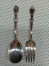 Vintage Wm Rogers Mfg Co 1959 Grande Elegance Extra Plate Silver Serving Set