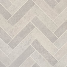 Grey Tile Herringbone Parquet Effect Vinyl Flooring Lino Roll Kitchen Bathroom