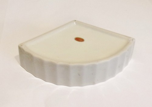 Vintage Elfenbein Weiß Porzellan Mehrfarbig Vogel & Blume Design Fächer Box Hergestellt in Japan - Bild 6 von 16