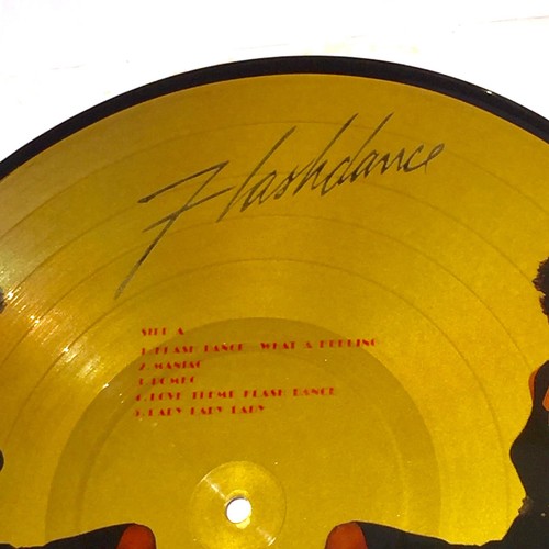 Michael Jackson 1982 Thriller / Flashdance Picture Disc Taiwan Ltd Vinyl LP RARE - Picture 8 of 9
