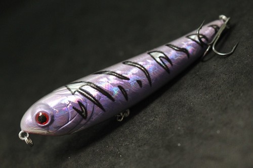 Señuelos de pesca Topwater Popper cebo para caminar 4 pulgadas 5/8 oz para pesca de lubina W635 - Imagen 38 de 76