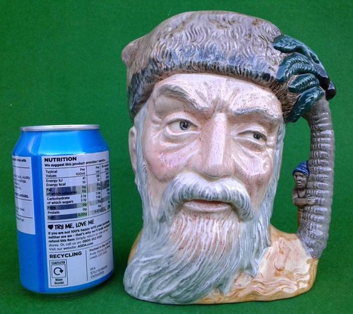 ROYAL DOULTON “ROBINSON CRUSOE” LARGE CHARACTER JUG - D6532. - Picture 2 of 11