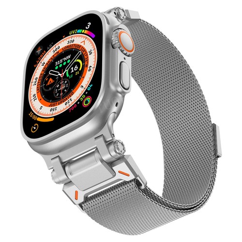 Correa magnética de metal milanesa para Apple Watch Ultra 2 Series 10 9 8 7 6 SE - Imagen 26 de 40