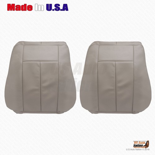 2007 - 2014 Ford Expedition Driver Passenger Vinyl Perforated Seat Cover In Gray - Picture 19 of 20