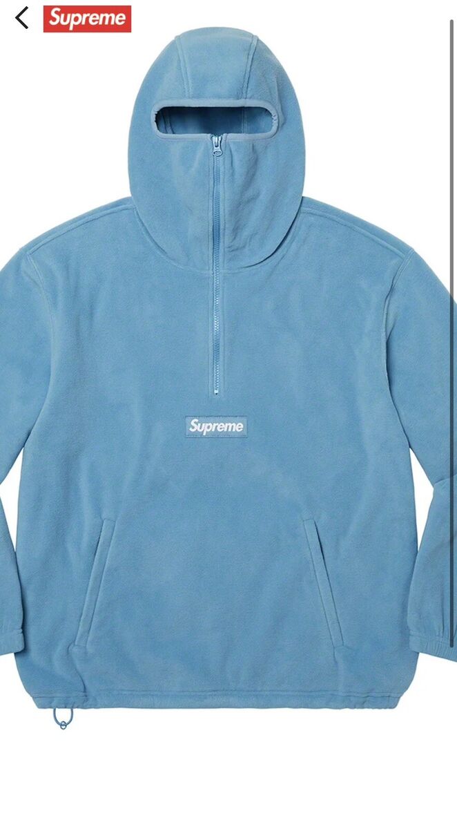 Supreme/Polartec Half Zip Facemask Pullover Blue M - *ORDER Supreme/Polartec Half Zip Facemask Pullover Blue M - *ORDER