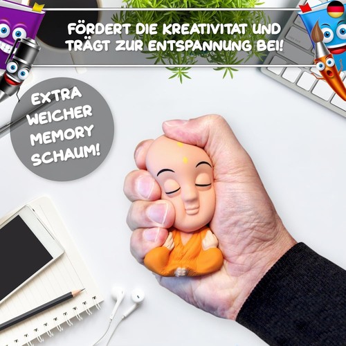 MACH MAL PAUSE® Anti Stress Buddha - der lustige Stress-Buddha ist das Geschenk - Bild 4 von 6