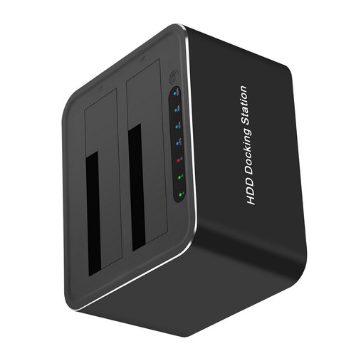 USB 3.0 SATA HDD SSD Docking Station Clone Duplicator 2.5"/3.5" Hard Drive a - Picture 6 of 9