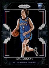 2021-22 Panini Prizm #301 Josh Giddey Rookie E1