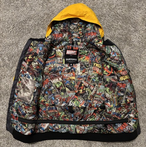 MARVEL/BURTON Game Day Jacket Boys Limited Edition Youth Medium - Picture 3 of 4