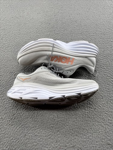 Zapatos para correr Hoka One One Bondi 8 gris ancho 1127954-HMLR para mujer talla 11 D LEER - Imagen 3 de 9