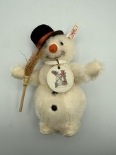 VTG Steiff Snowman 996207 M J Hummel Goebel 1999 First Issue Hard To Find /roh