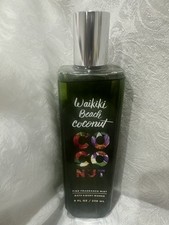 Bath body Works Waikiki Beach Coconut Fine Fragrance Mist 8 oz Splash Spray