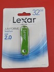 Lexar Flash USB 2.0 Jump Drive TwistTurn 32 GB - Green - New Sealed