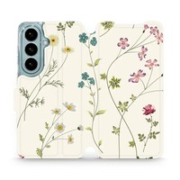 HandyhüLle Mit Klappe FüR Galaxy S26 Mobiwear Case Flip Cover Etui Feldblumen