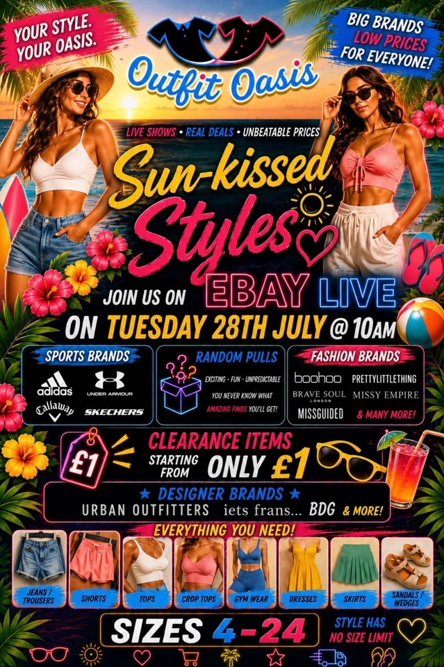Sun-Kissed Styles New With & Without Tags
