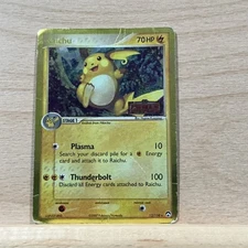 Pokémon TCG Raichu Card 12/108 EX Power Keepers Reverse Holo Stamped Holo Rare