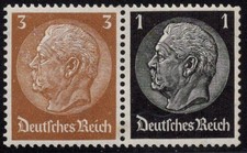Stamps German Empire 1934 Paul von Hindenburg-1 Sc#415-18 MNH