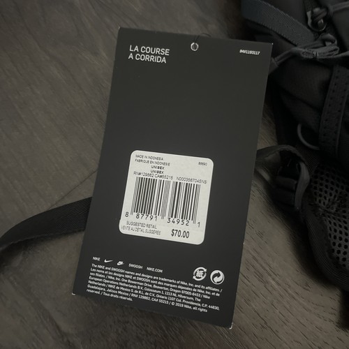 NIKE Running backpack ultra-light 15L Unisex-Adult Backpacks, Black/Anthracite - Picture 3 of 7
