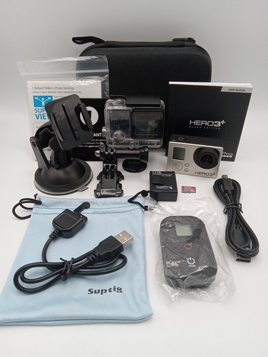 GoPro HERO 3+ Plus Black Edition Action Camcorder Kamera mit Tasche und Zubehör