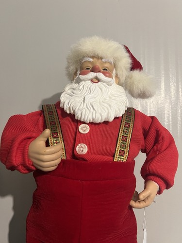 Vintage 1st Edition 1998 Jingle Bell Rock Santa Claus Animated Dancing Musical - Bild 2 von 5