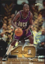 1997-98 Topps Chrome Topps 40 Refractors #T31 Glenn Robinson - BSK