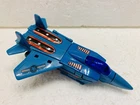 Moto Bot: Air Fighter BLUE F-15 plane near complete motorized lot KO MC Intex