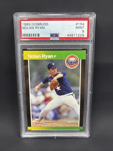 1989 Donruss - Nolan Ryan #154 *Denotes on Back PSA 9
