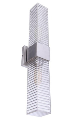 Craftmade ZA4510 Ridge 2 Light 24" Tall Outdoor Wall Sconce - Silver - Picture 2 of 9