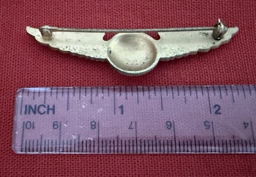1970’s - 1980’s American Airlines Flight Attendant Wings Stewardess Pinback - Bild 4 von 8