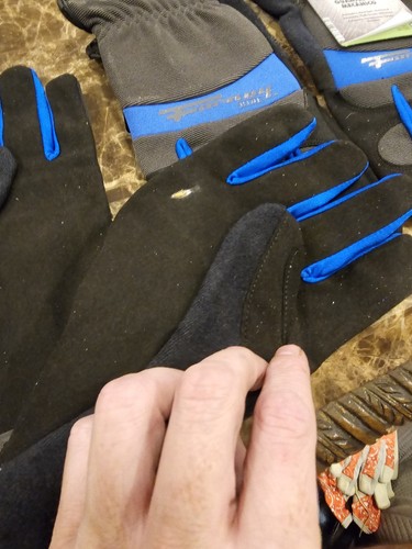 3 Forney # 53027 Mechanic Working Workwear Gloves Oil Water Resistance XL NEW - Picture 4 of 4