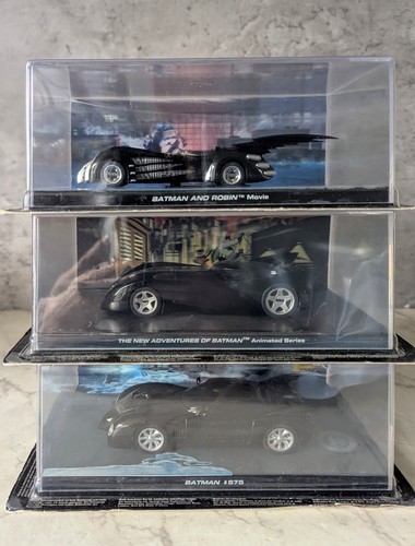 Eaglemoss Batman Automobilia Collection Bundle X 3 