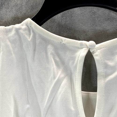 INC INTERNATIONAL CONCEPTS Women's White Cold-Shoulder Balloon-Sleeve Top SZ XL - Bild 6 von 13