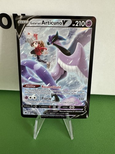 Galarian Articuno V TG16/TG30 Swsh10: Astral Radiance Trainer Gallery Holo NM
