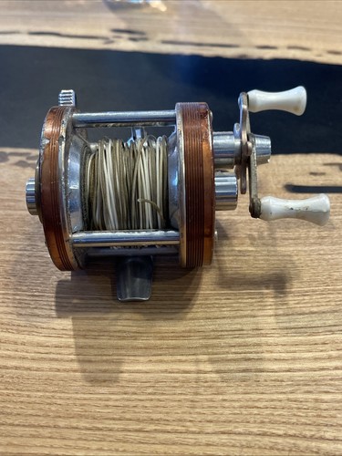 Vintage Heddon Heritage 30 Baitcast Reel Level Wind Brown Case Sweden - Picture 5 of 9