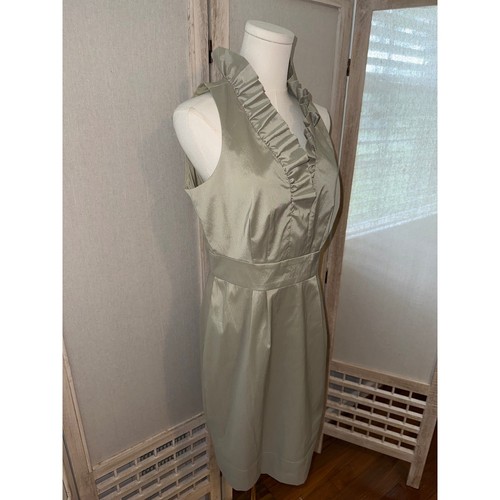 Just Taylor Sleeveless Ruffle Neck Dress Party Cocktail Size 8 - Picture 2 of 7