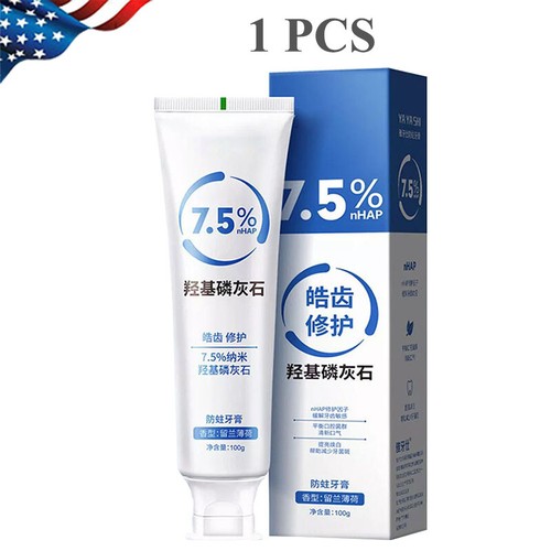 7.5% Hydroxyapatite Toothpaste for Enamel Protection,Gentle Mint, Fresh Breath - Picture 13 of 17