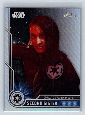2023 Topps Chrome Star Wars 27 Second Sister Refractor